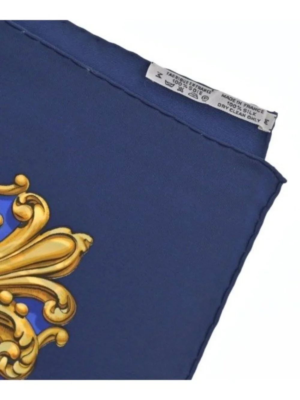 Hermes Bandana Scarf Blue